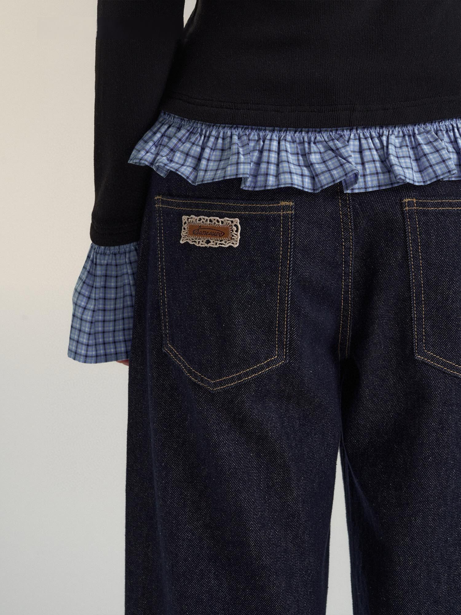 Baggy Wide-Leg High Waist Jeans