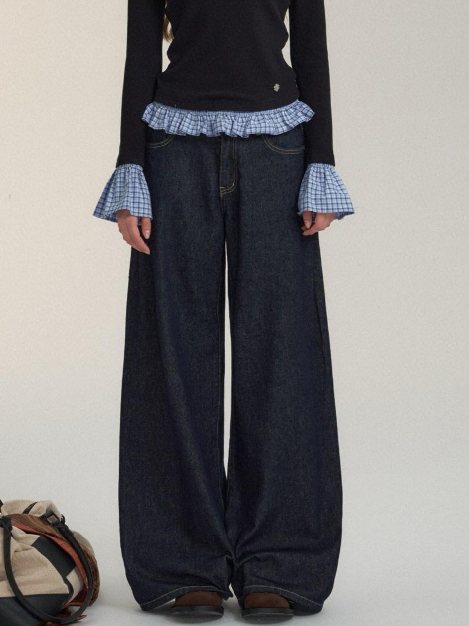 Baggy Wide-Leg High Waist Jeans