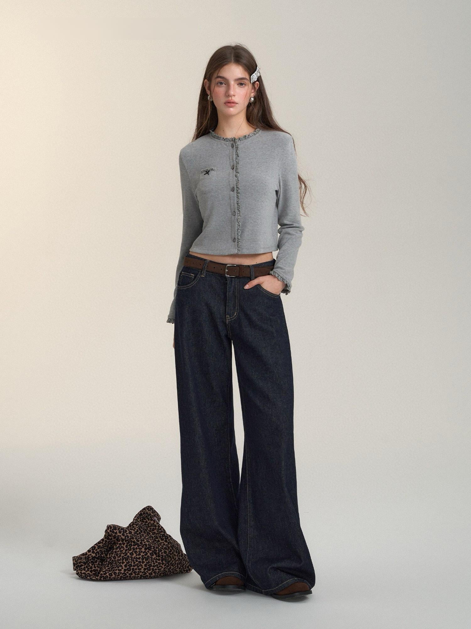 Baggy Wide-Leg High Waist Jeans
