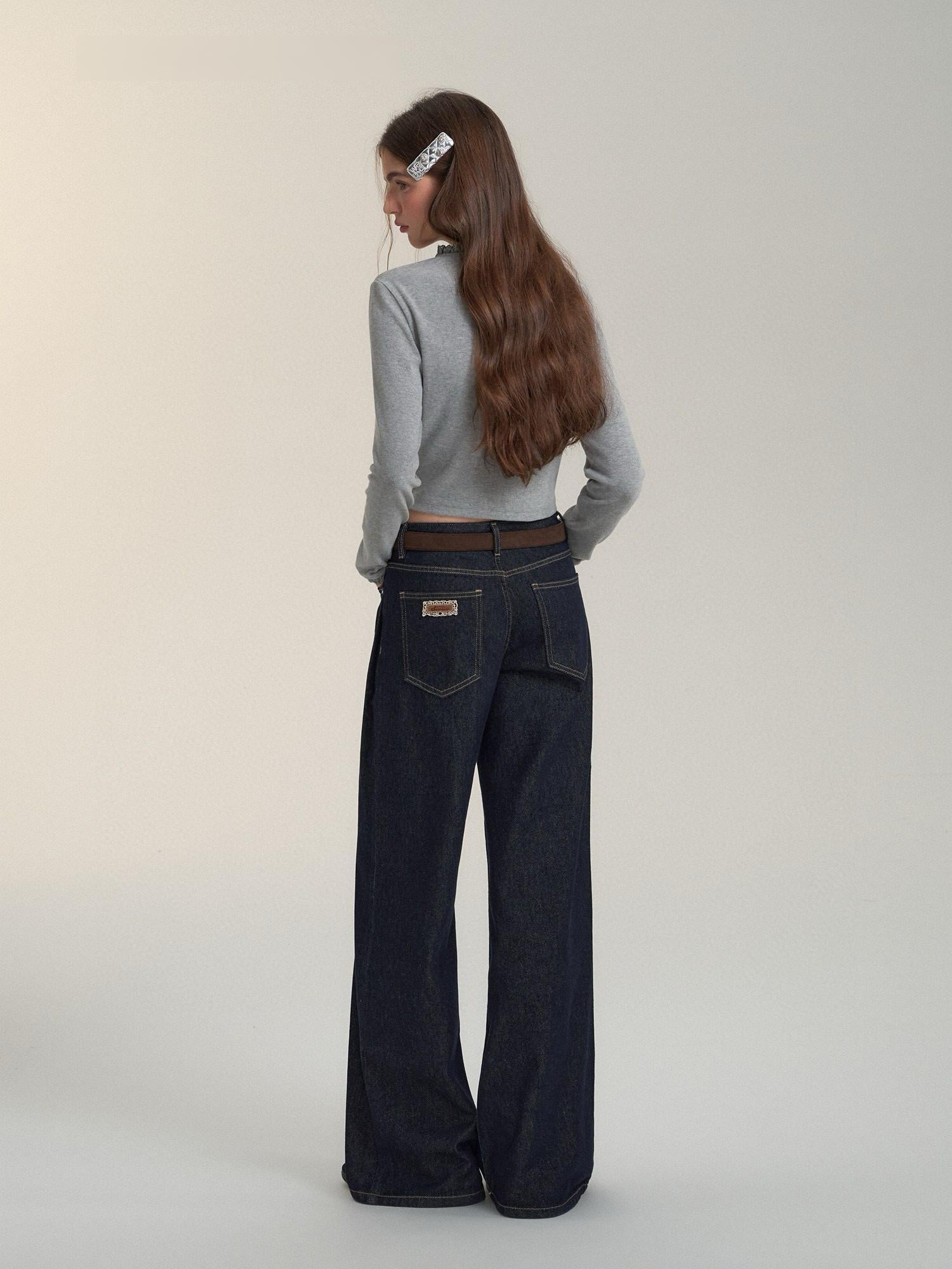 Baggy Wide-Leg High Waist Jeans