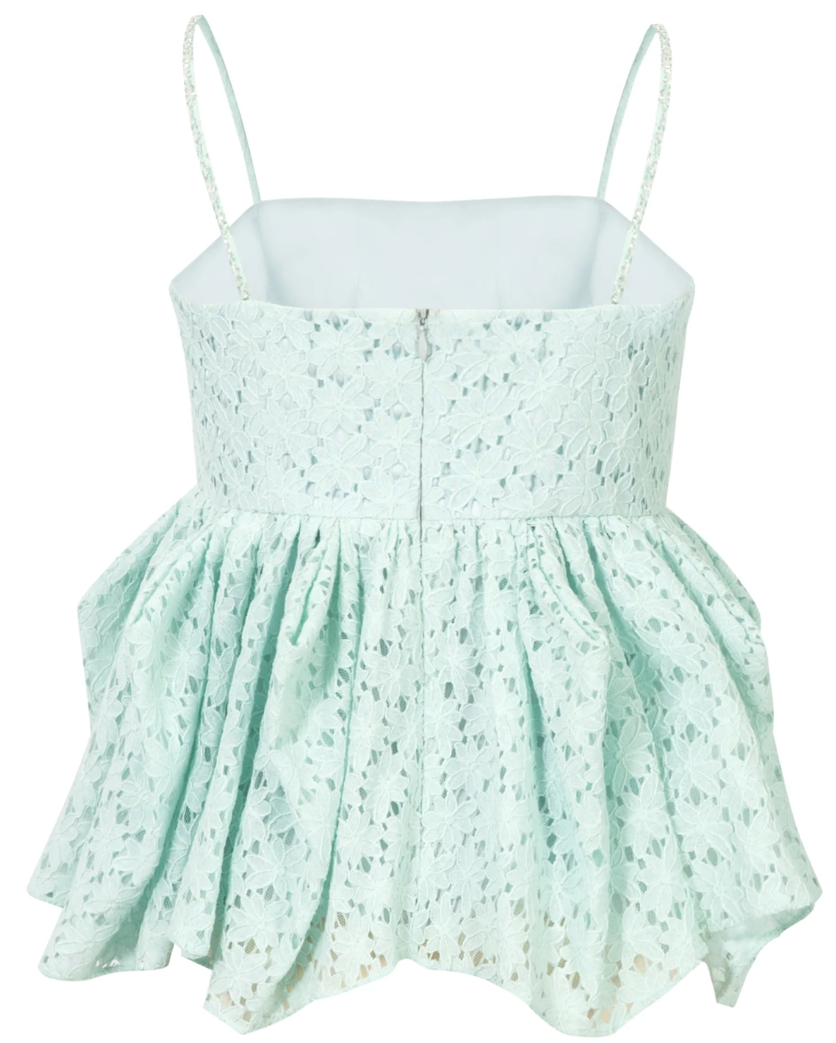 Handmade Crystal Flower Silhouette Camisole