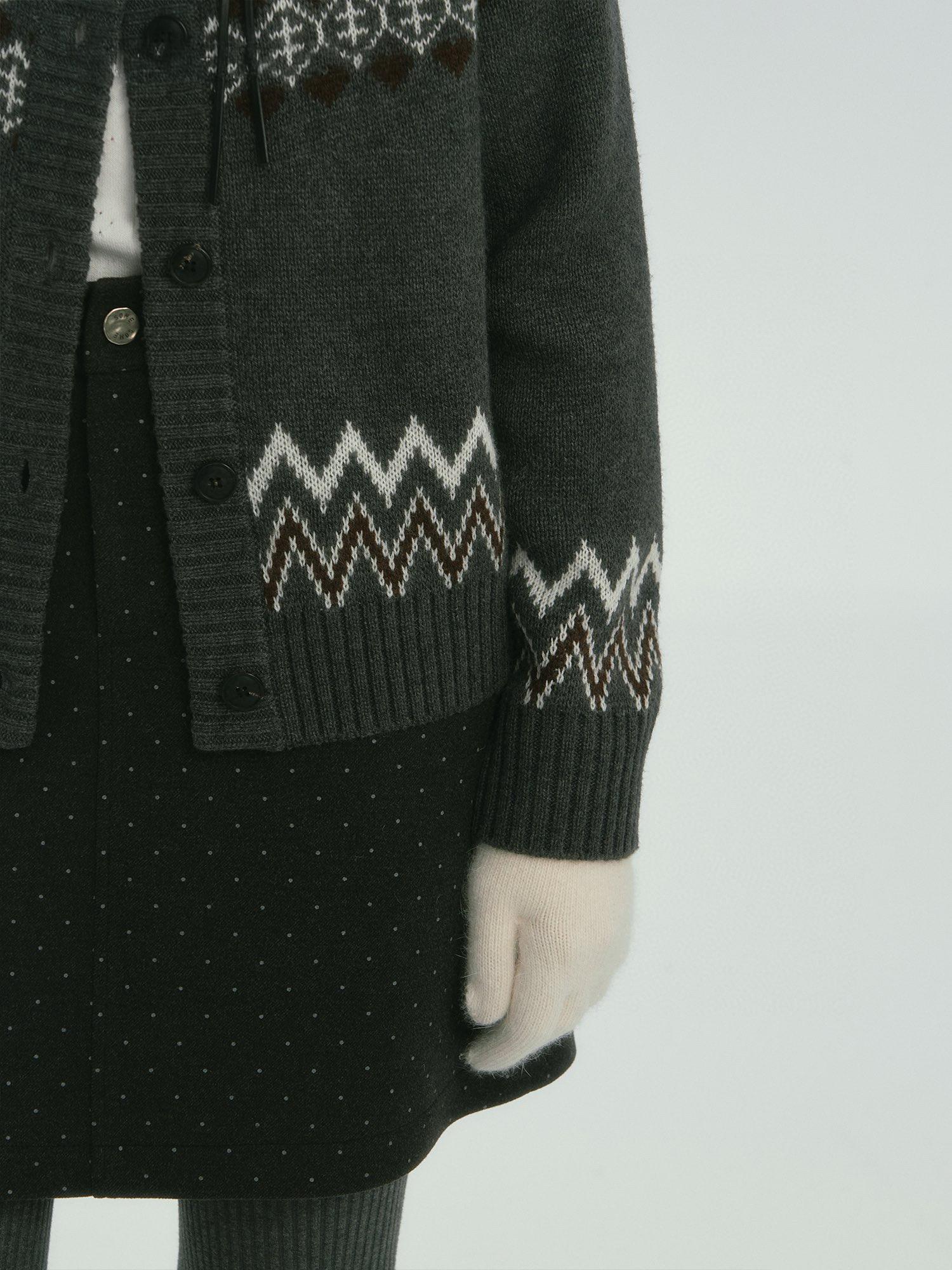 Vintage Fair Isle Knit Cardigan