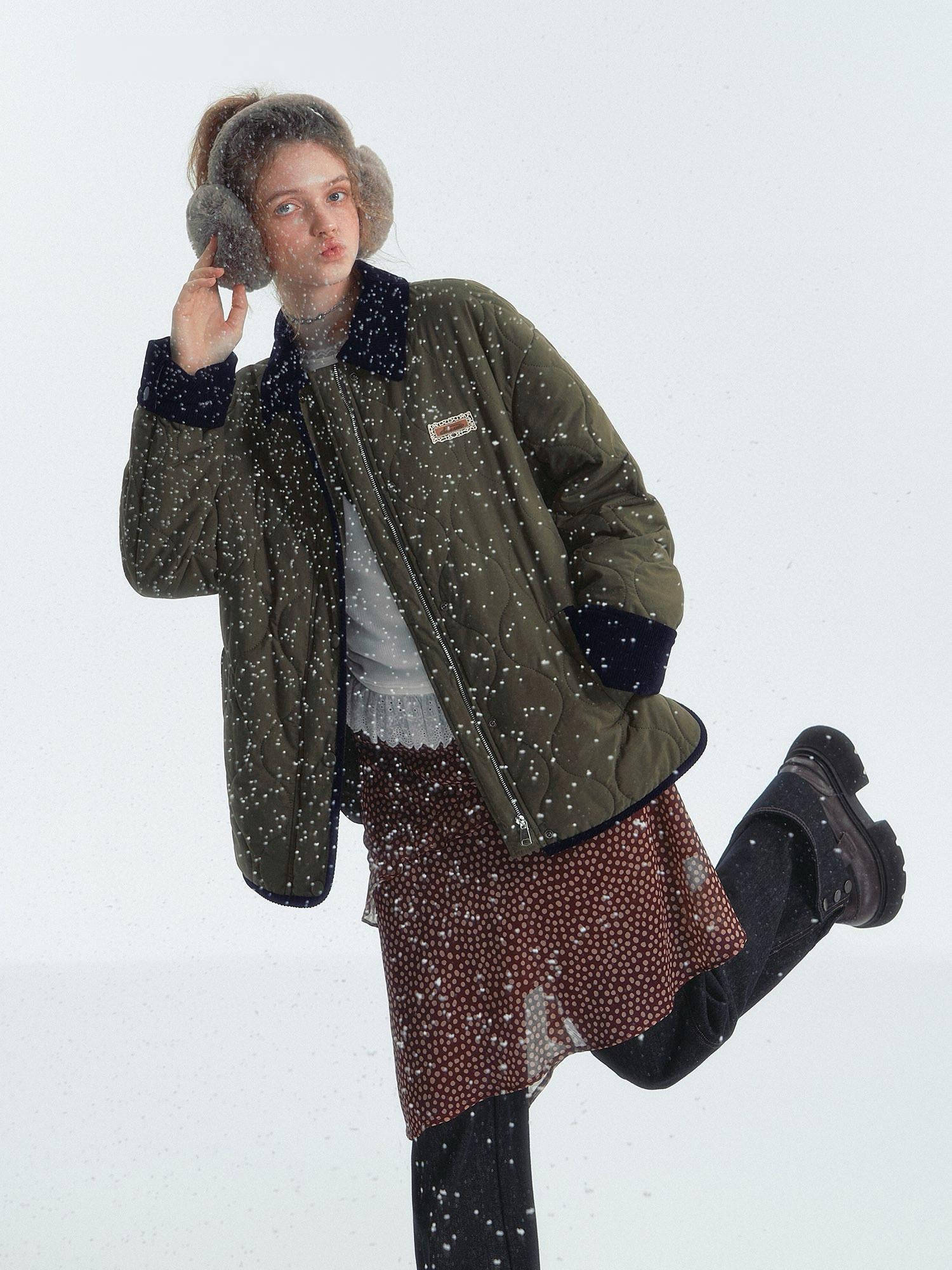 Winter Quilted Puffer Jacket