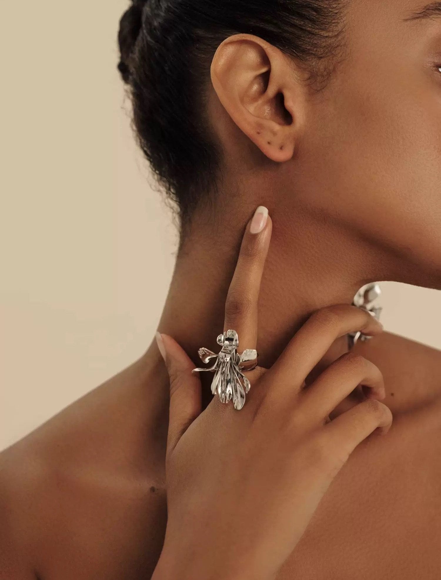 Orchid Romantic Open Ring