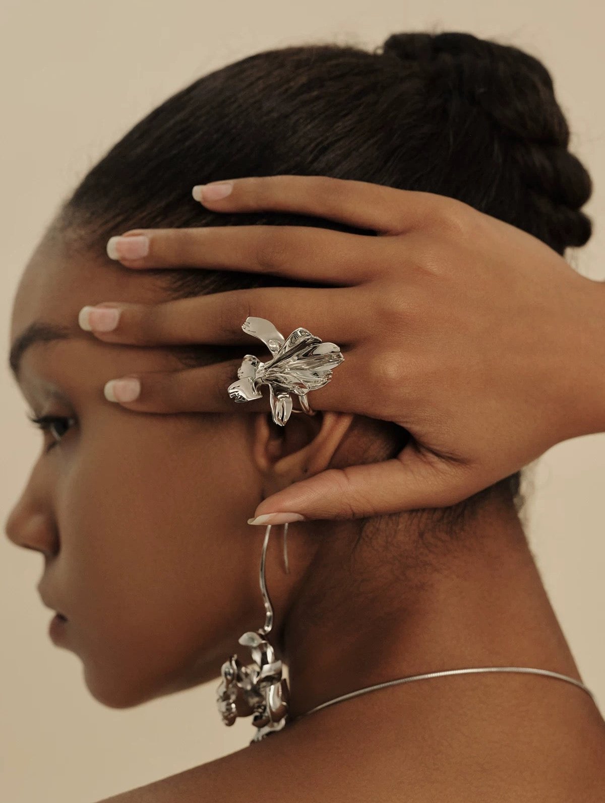 Orchid Romantic Open Ring